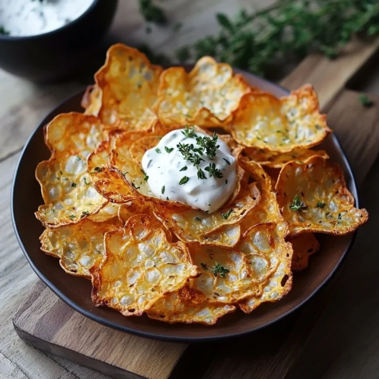 Crunchy and healthy cottage cheese chips on a plate