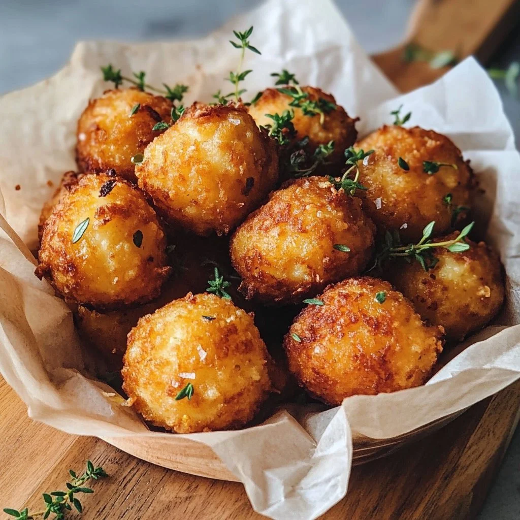 Southern style honey butter cornbread poppers served on a plate
