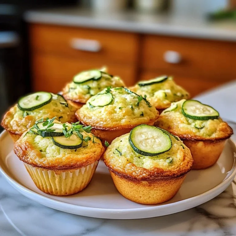 Zesty homemade cucumber muffins fresh out of the oven