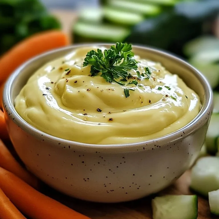 Homemade Garlic Aioli in a bowl with fresh garlic cloves