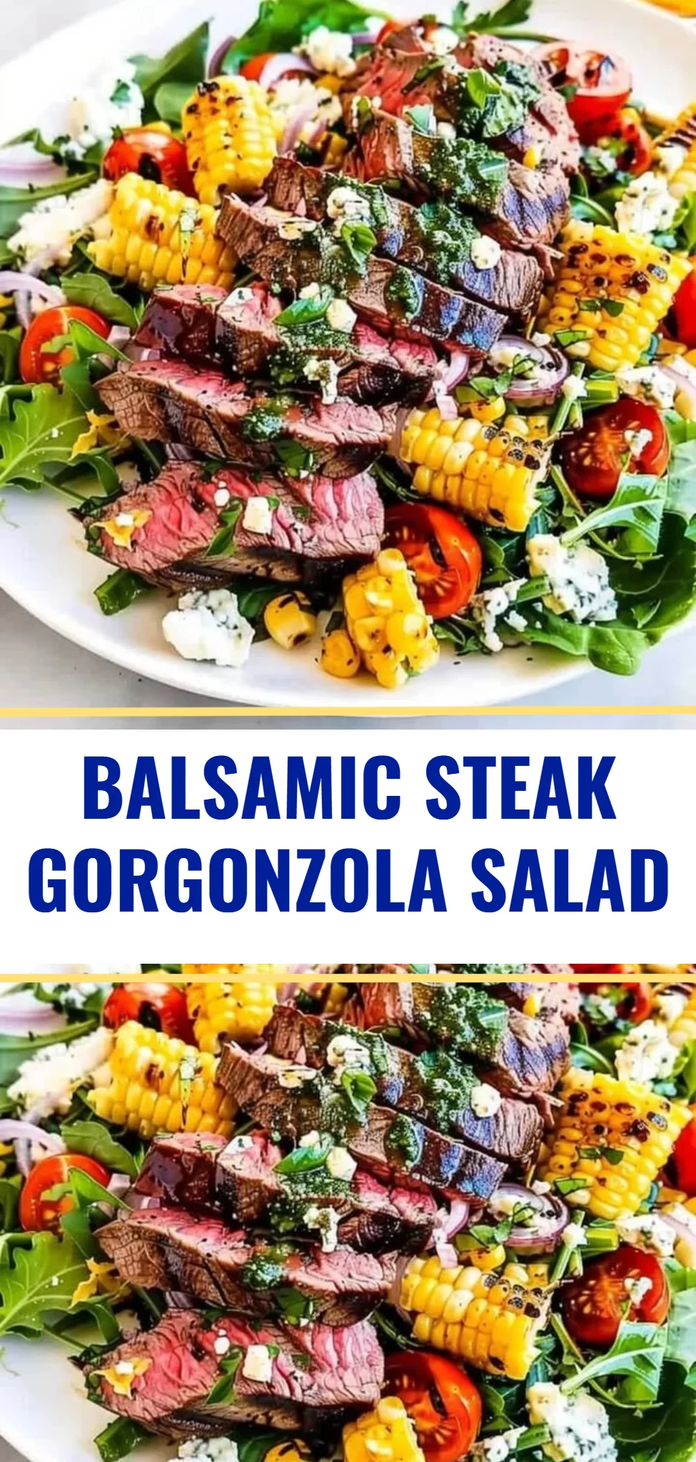 Balsamic Steak Gorgonzola Salad