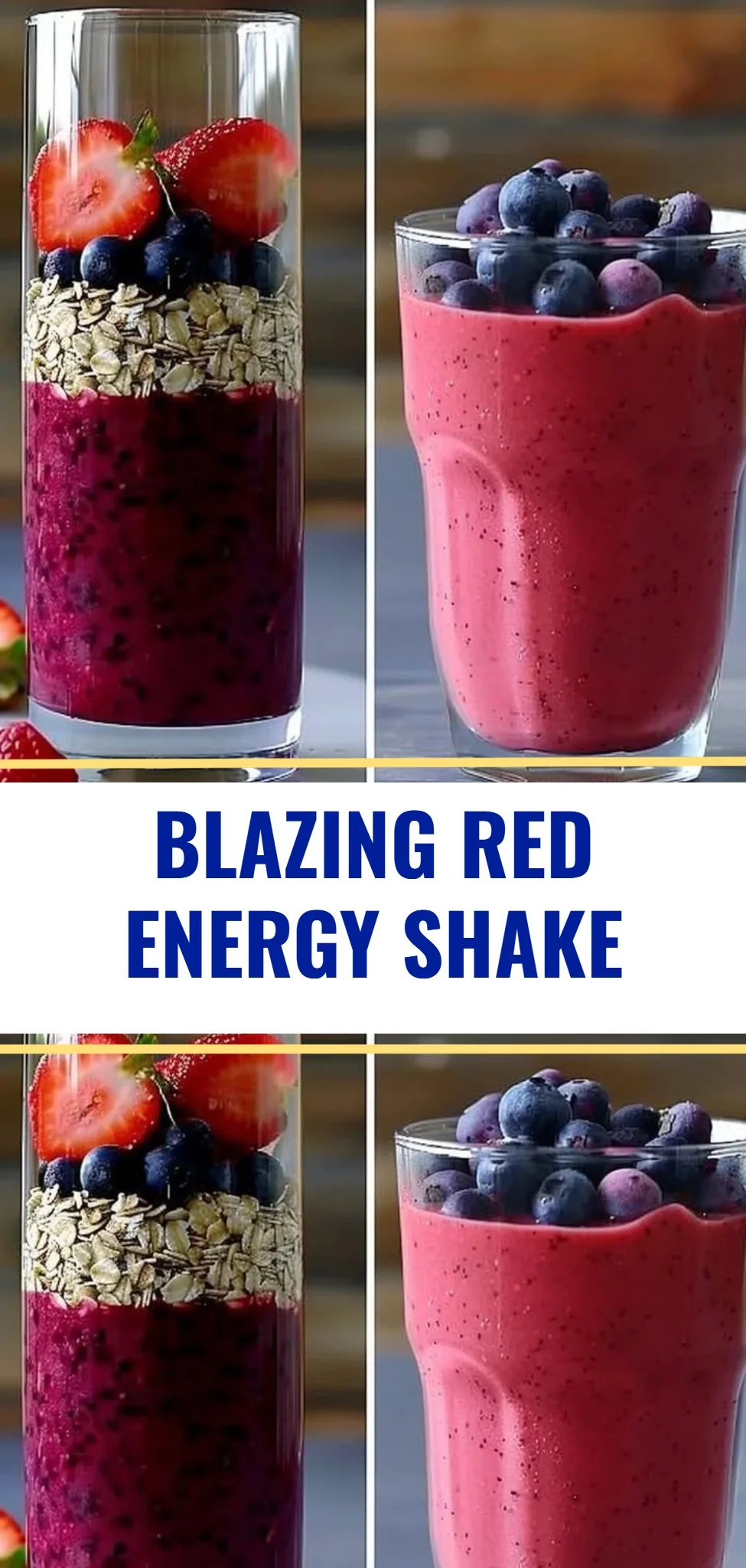 Blazing Red Energy Shake