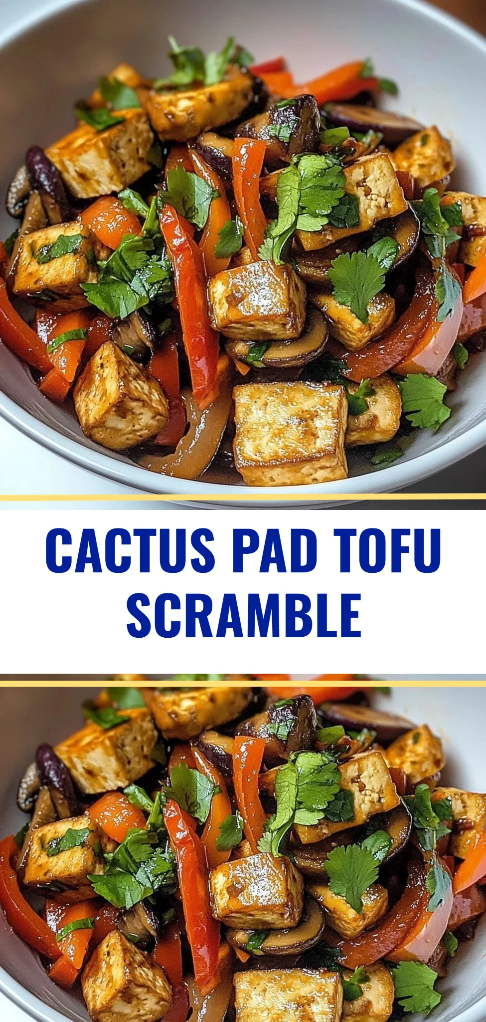 Cactus Pad Tofu Scramble
