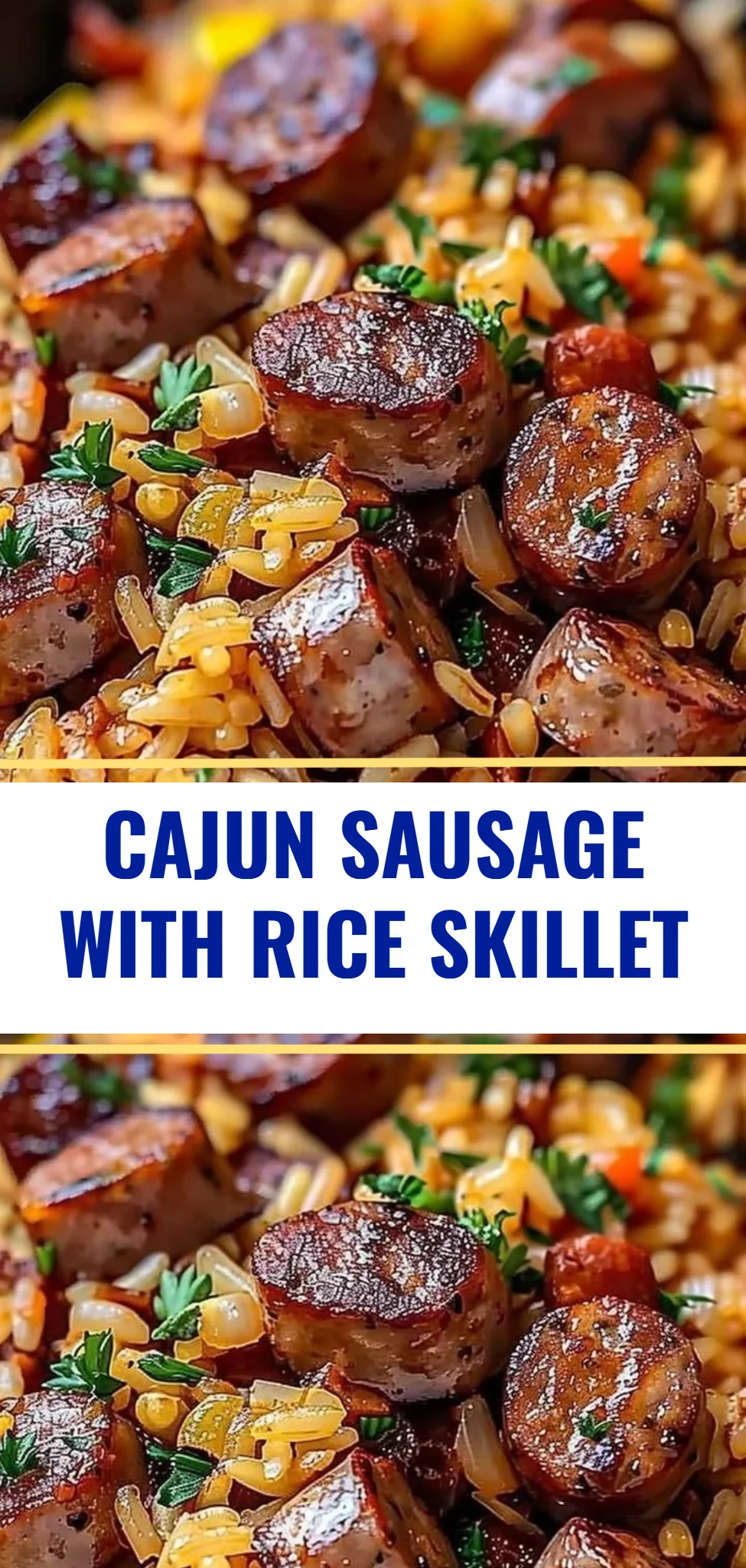 Cajun Sausage with Rice Skillet