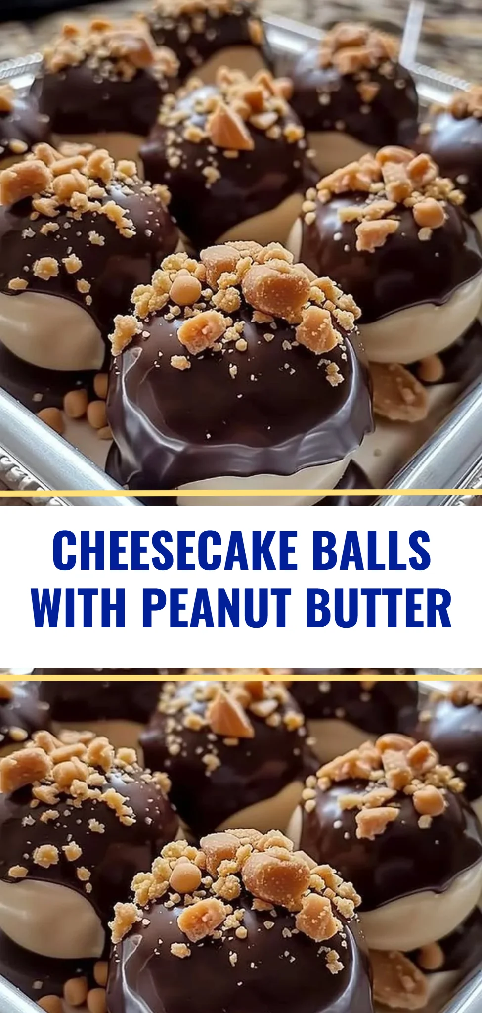 Cheesecake Balls with Peanut Butter
