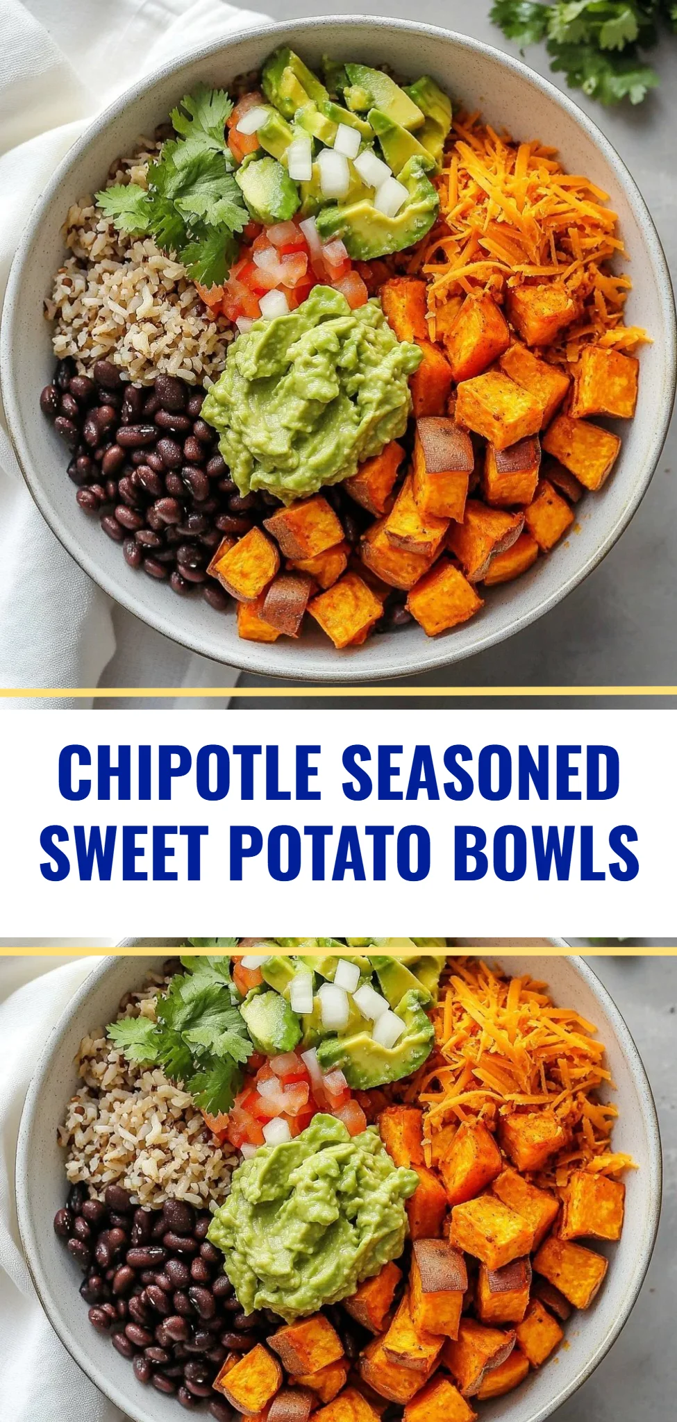 Chipotle Seasoned Sweet Potato Bowls
