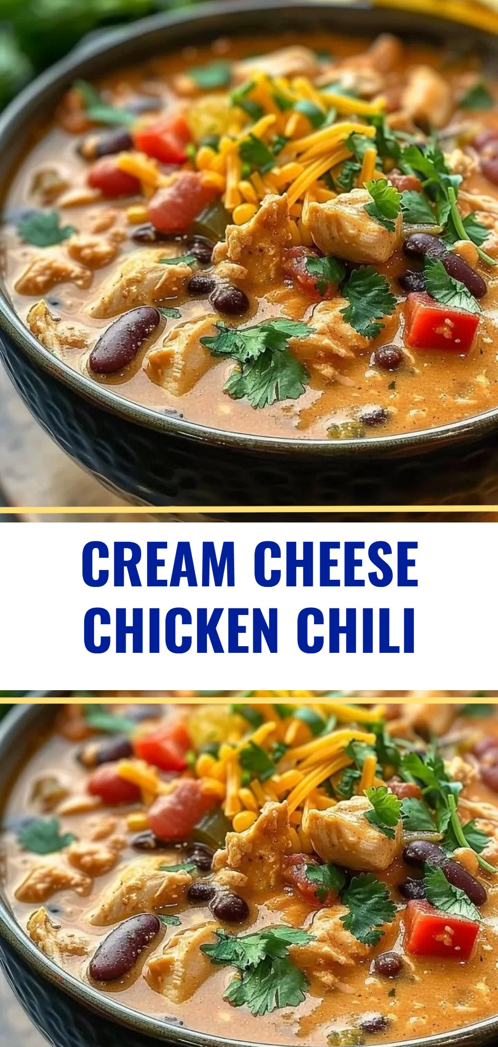Cream Cheese Chicken Chili