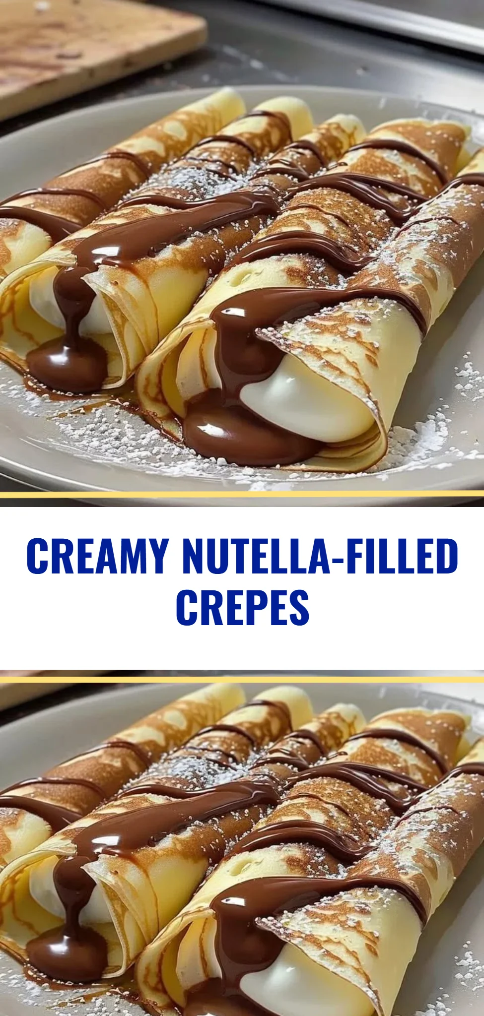 Creamy Nutella-Filled Crepes