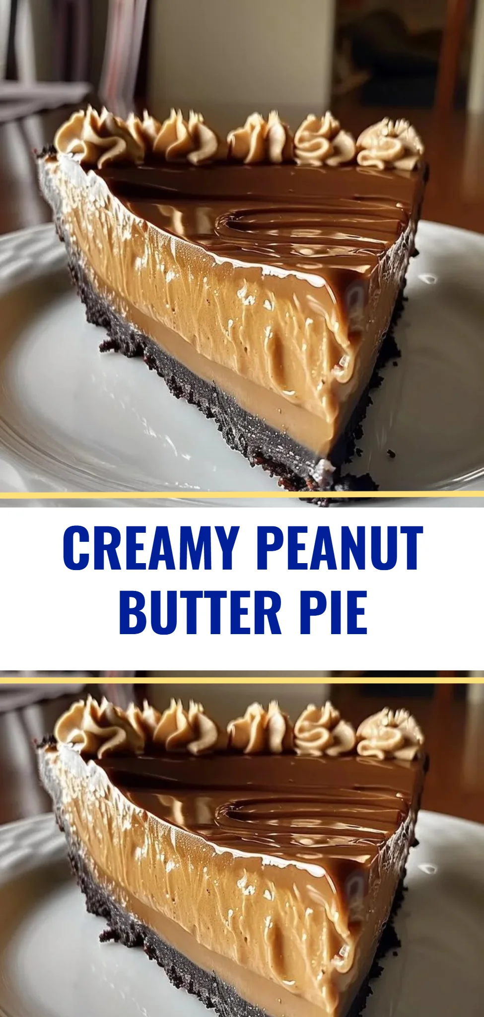Creamy Peanut Butter Pie