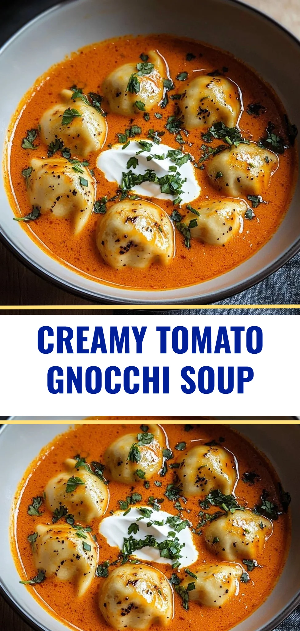 Creamy Tomato Gnocchi Soup