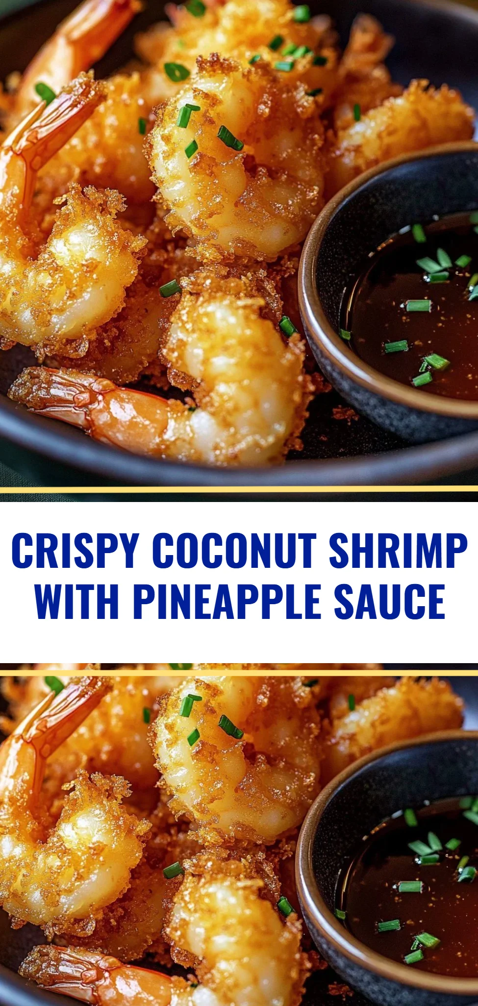 Crispy Coconut Shrimp with Pineapple Sauce