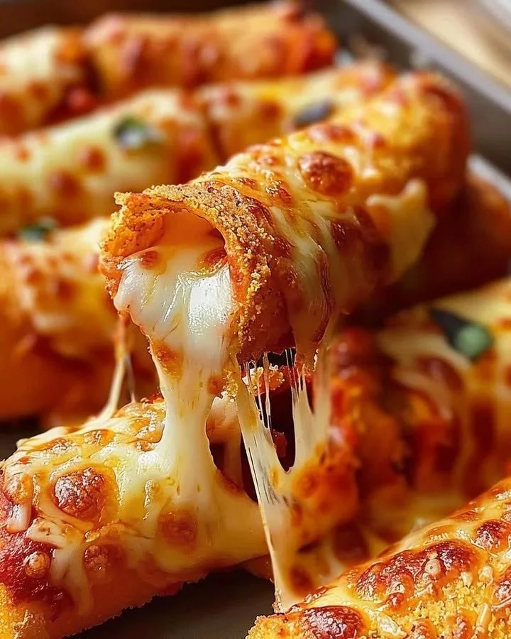 Plate of crispy Doritos-inspired pizza bites ready to be served