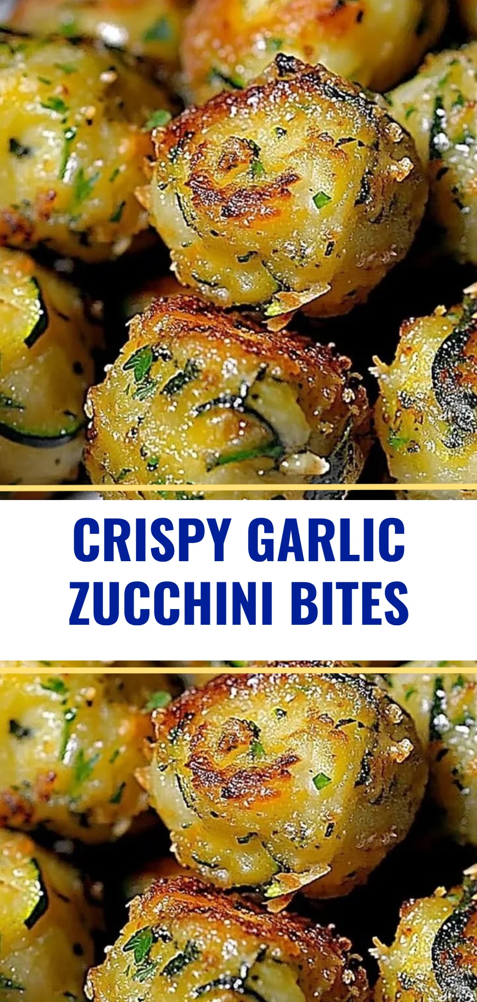 Crispy Garlic Zucchini Bites