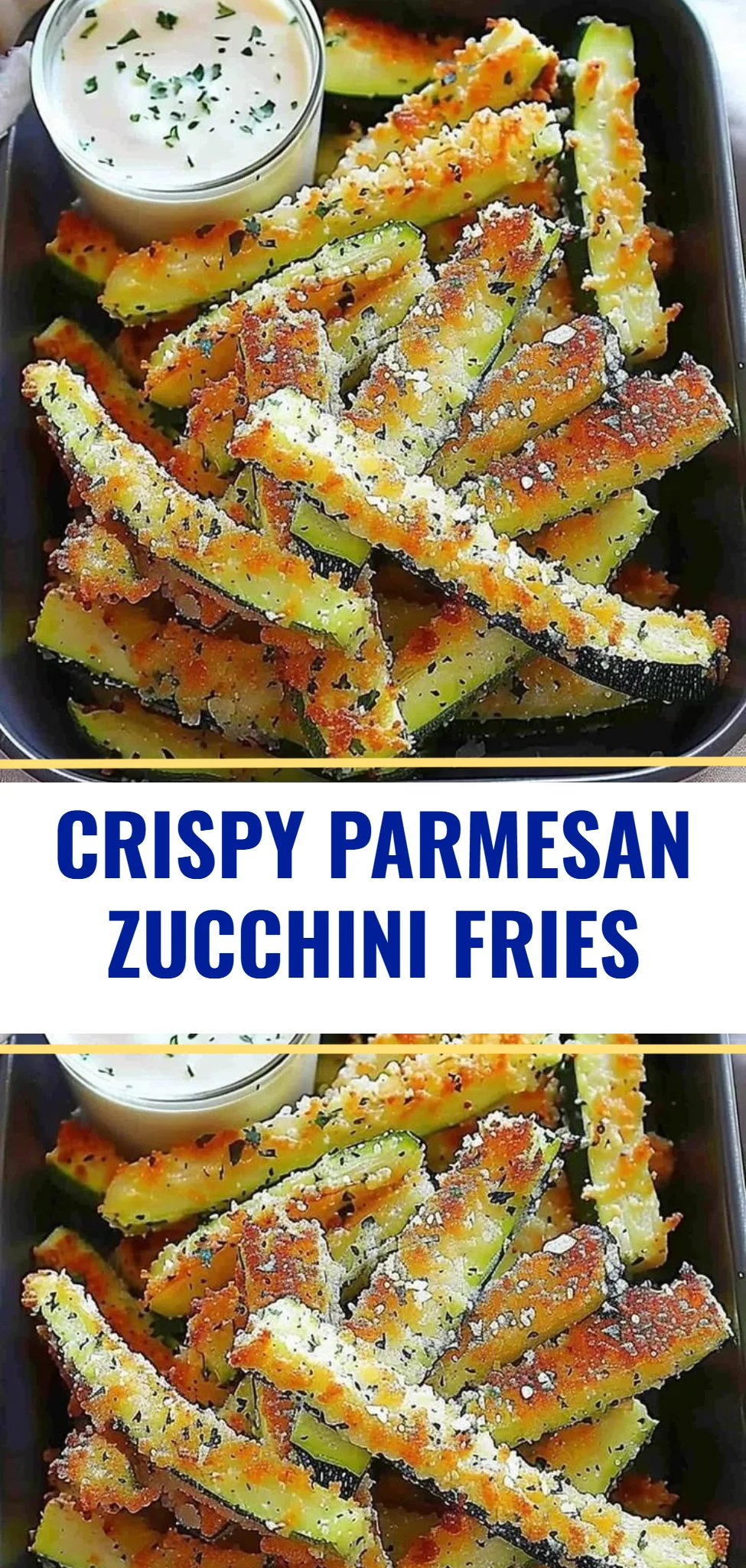 Crispy Parmesan Zucchini Fries