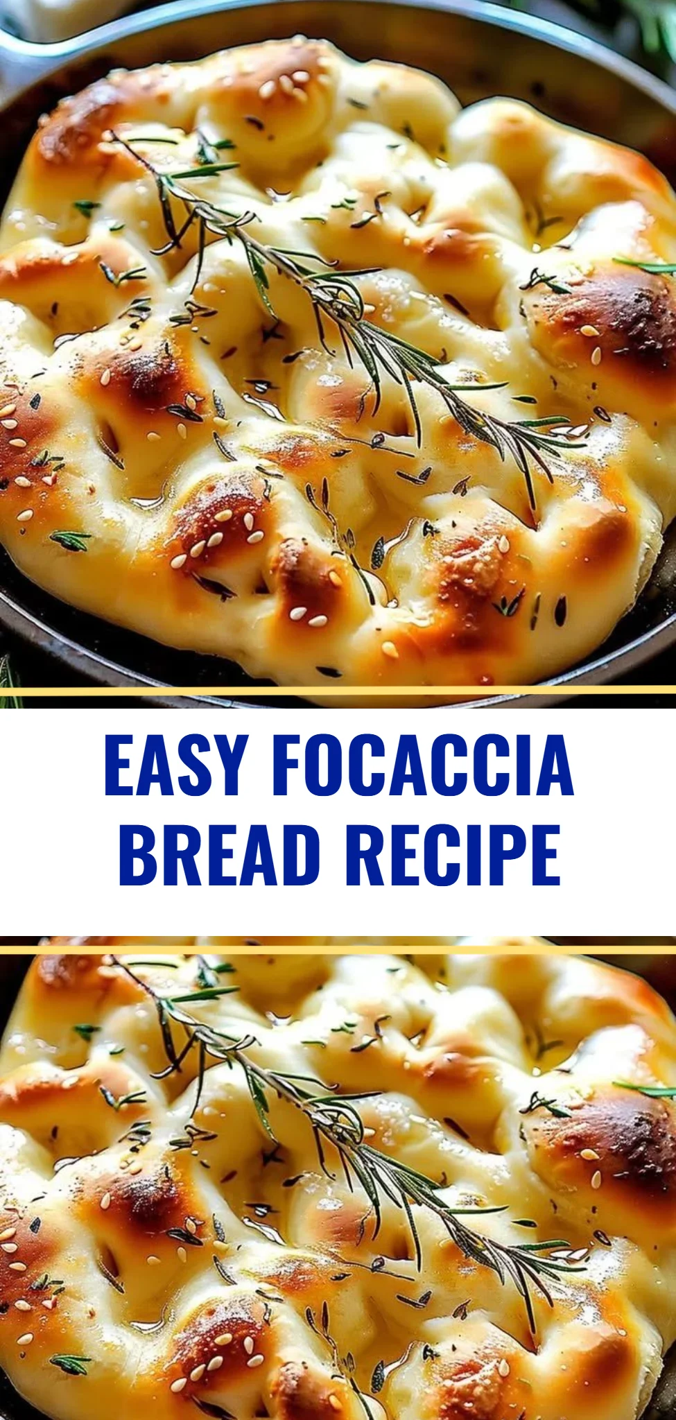 Easy Focaccia Bread Recipe