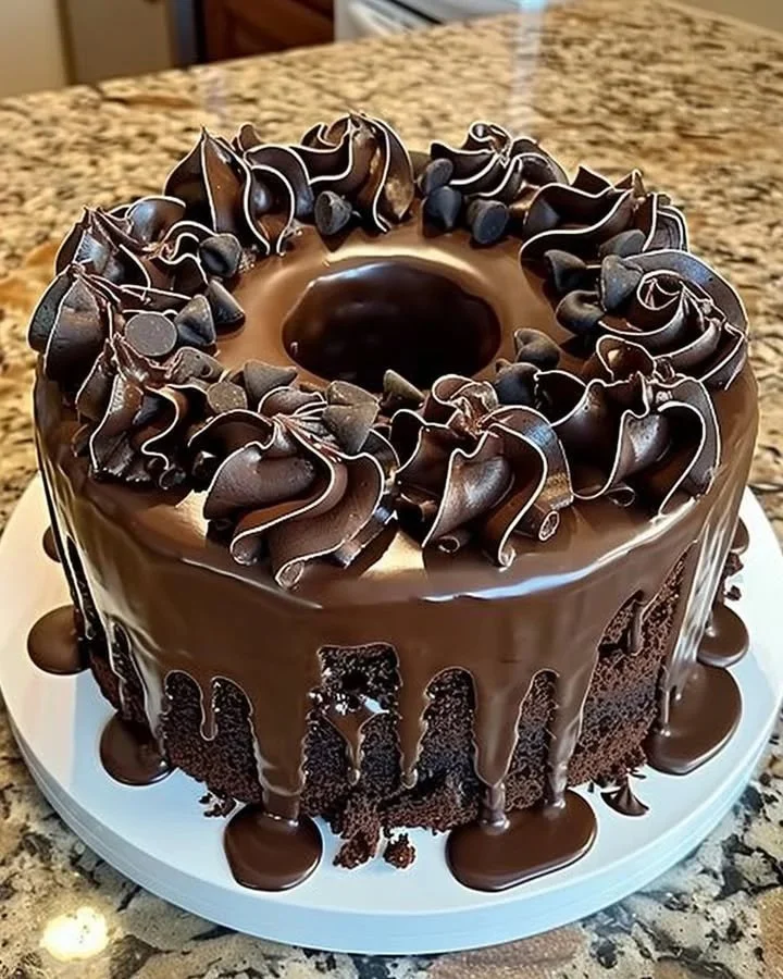 Delicious Fatal Chocolate Cake with rich frosting and chocolate layers