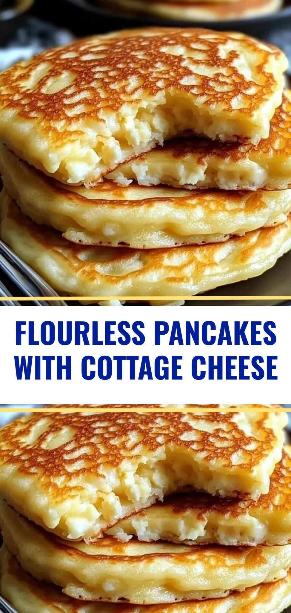 Flourless Pancakes with Cottage Cheese
