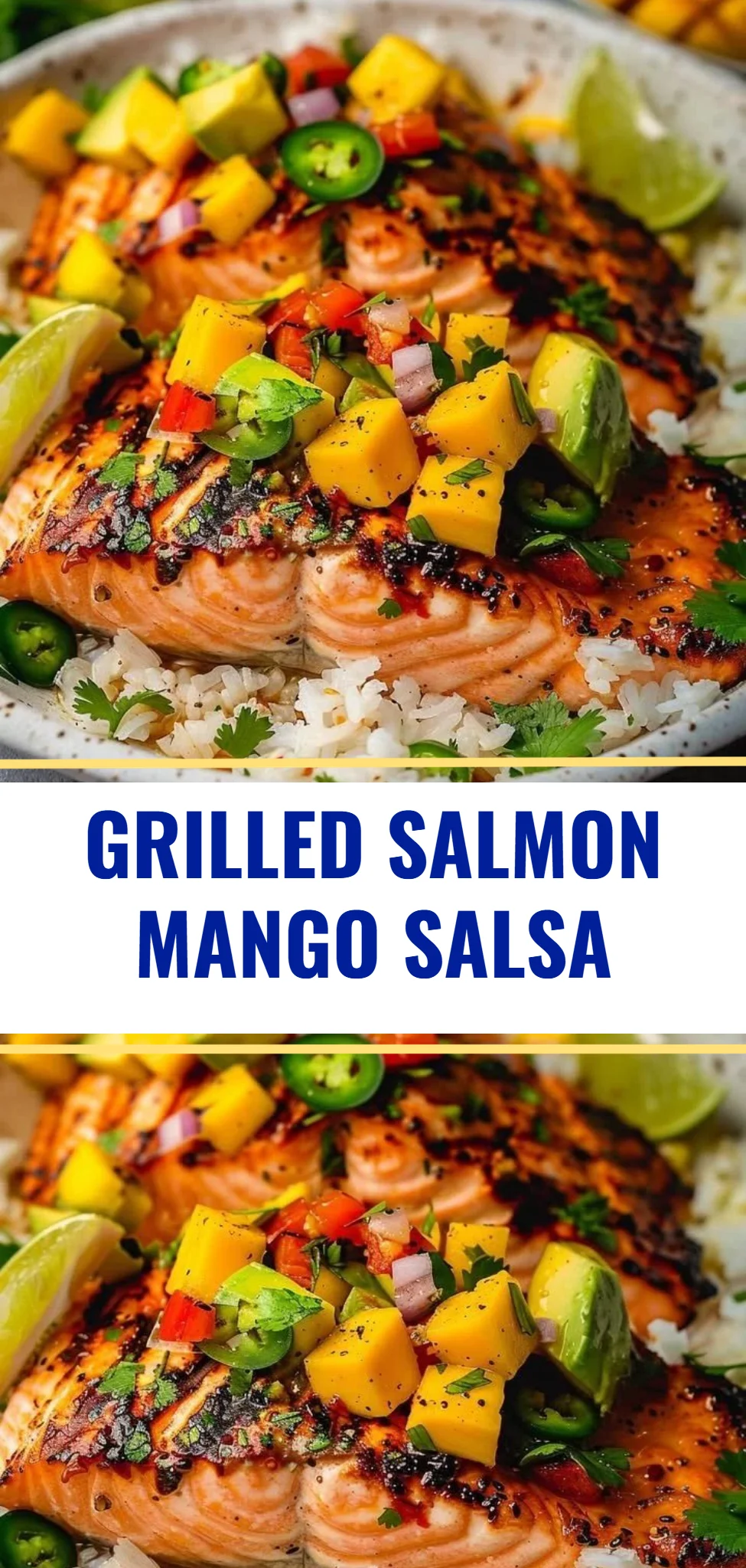 Grilled Salmon Mango Salsa