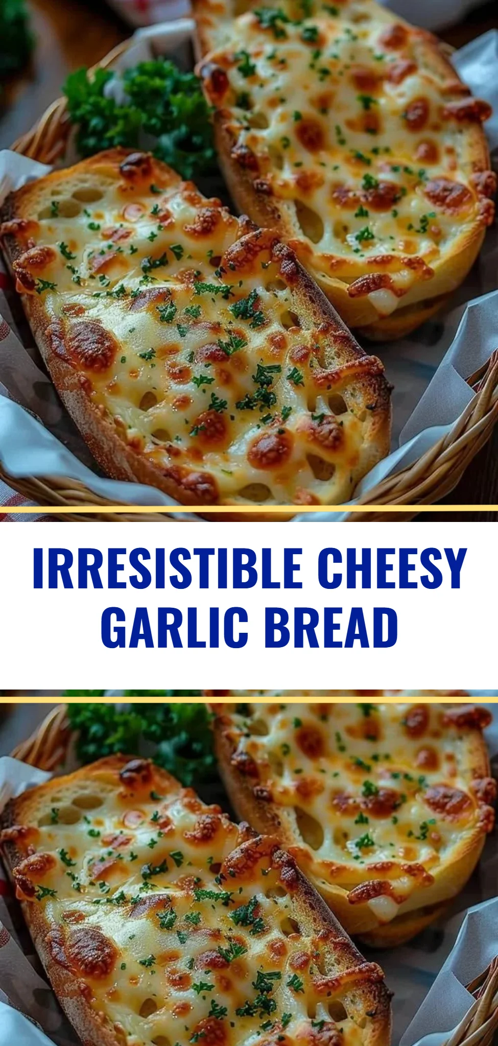 Irresistible Cheesy Garlic Bread