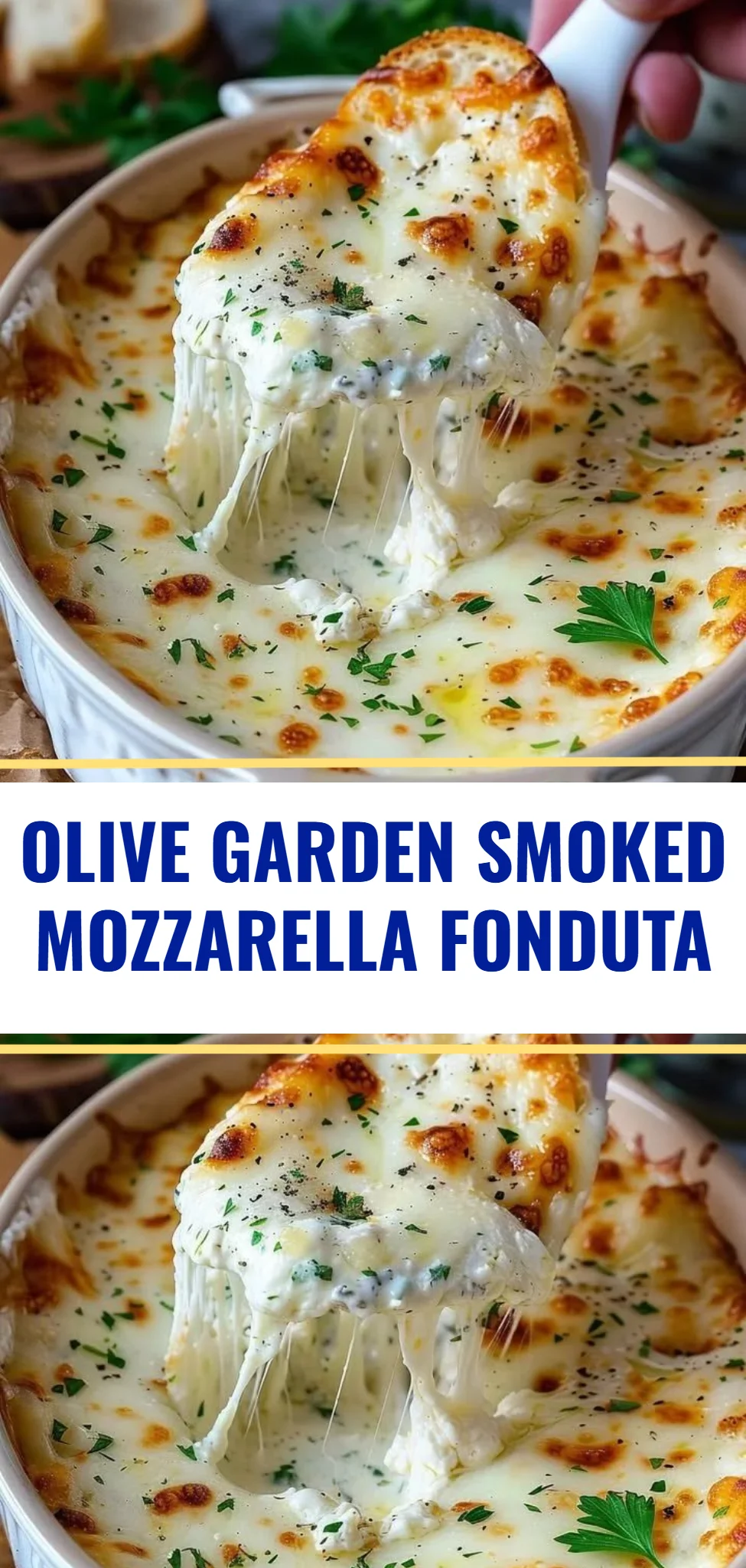 Olive Garden Smoked Mozzarella Fonduta