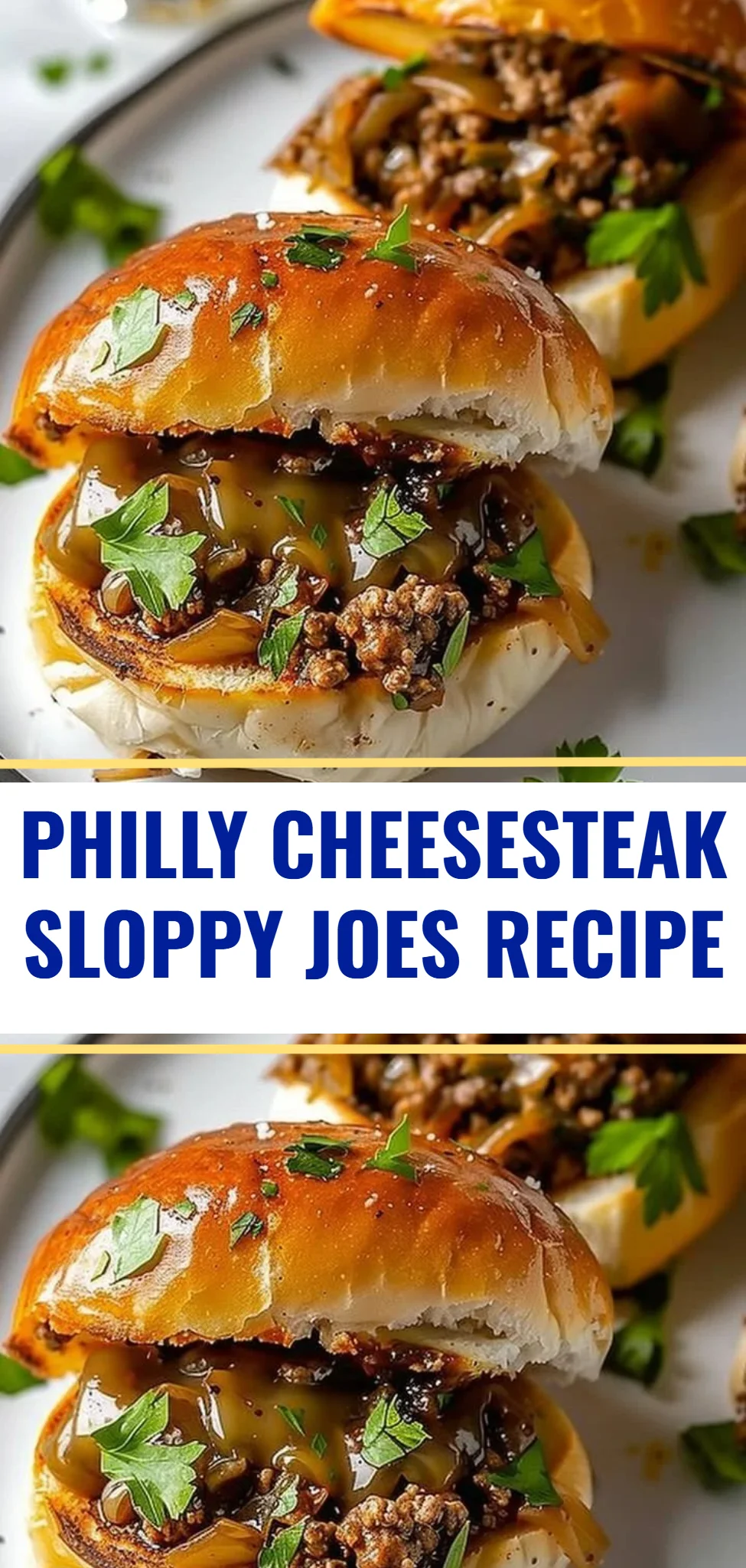 Philly Cheesesteak Sloppy Joes Recipe