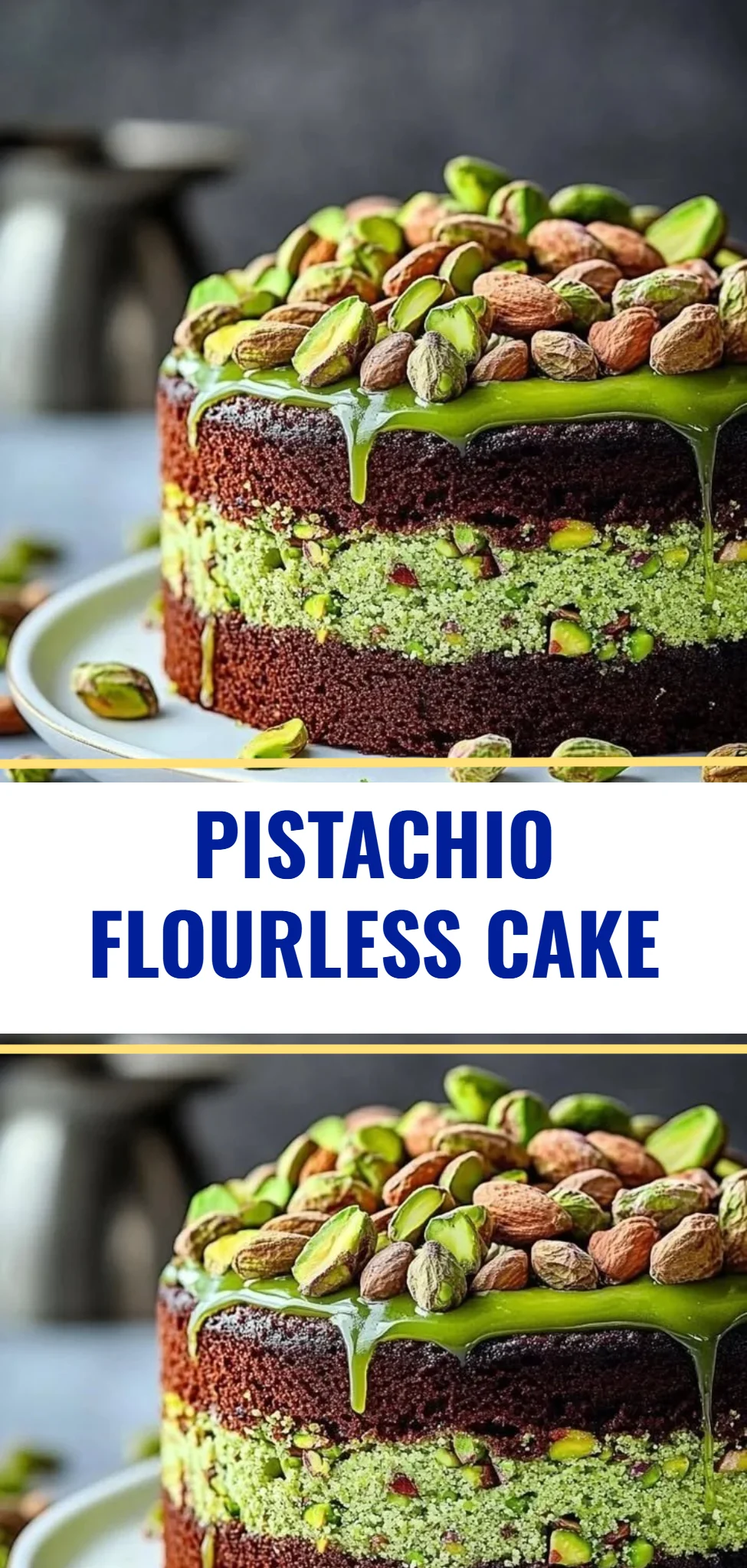 Pistachio Flourless Cake