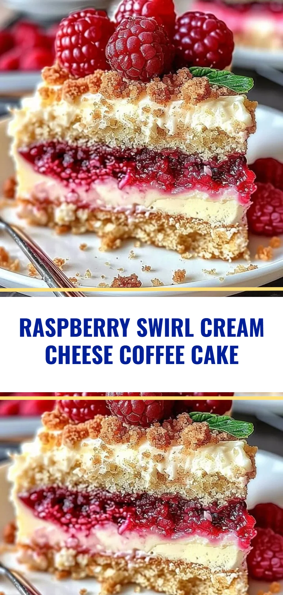 Raspberry Swirl Cream Cheese Coffee Cake