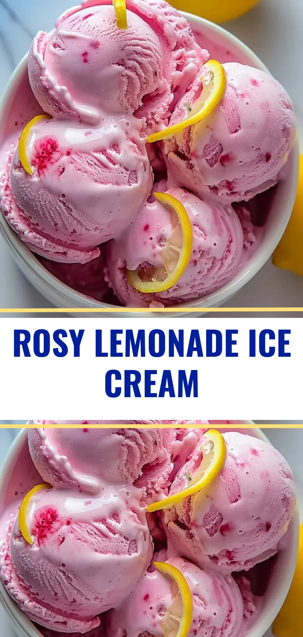 Rosy Lemonade Ice Cream