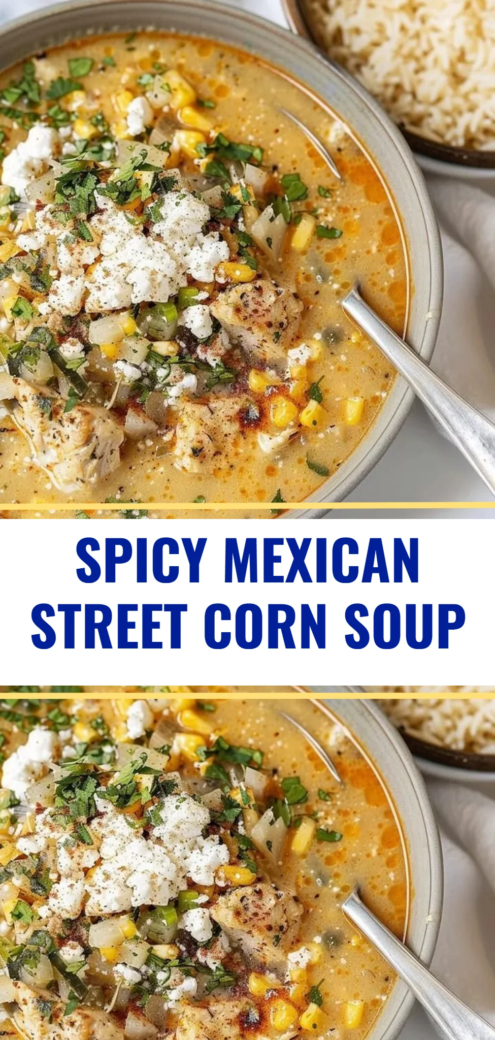Spicy Mexican Street Corn Soup