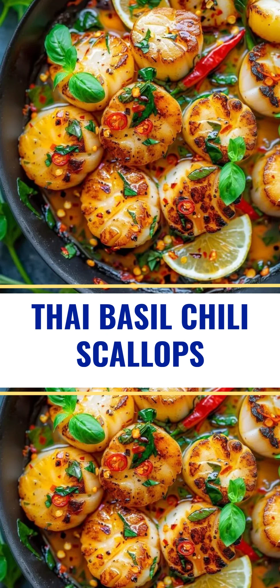 Thai Basil Chili Scallops