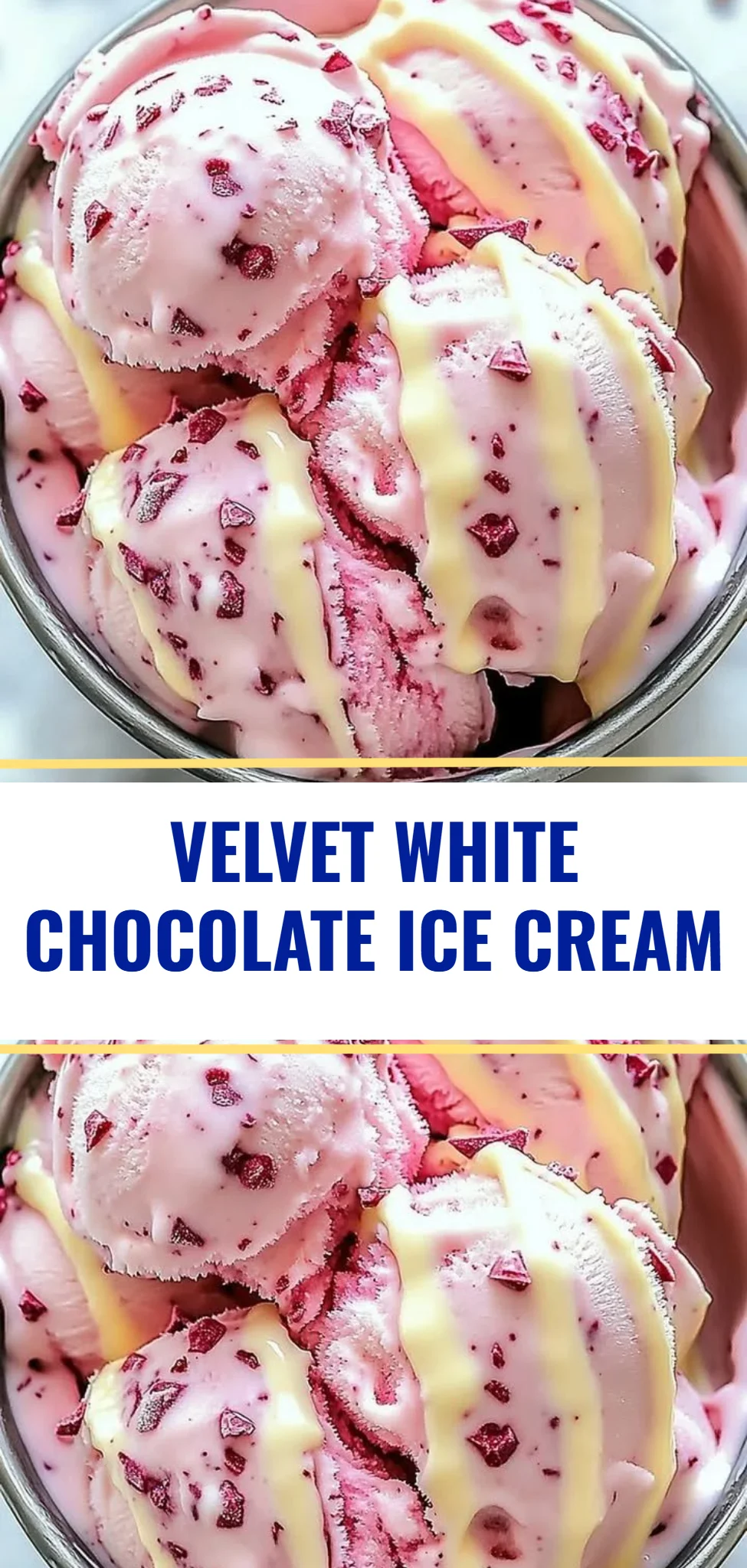 Velvet White Chocolate Ice Cream