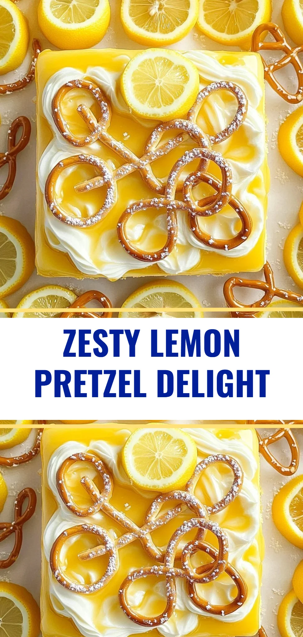 Zesty Lemon Pretzel Delight